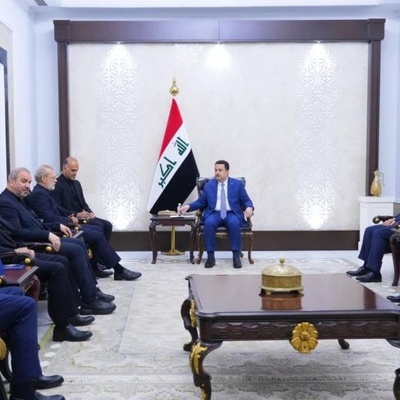 لاریجانی یلتقی کبار المسؤولین العراقیین فی بغداد