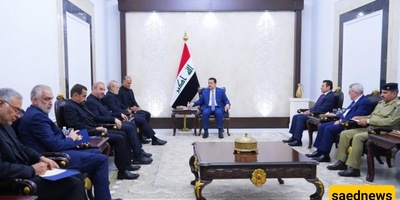 لاریجانی یلتقی کبار المسؤولین العراقیین فی بغداد