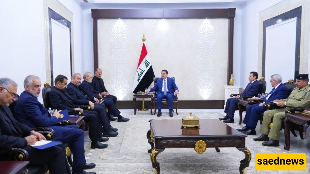 لاریجانی یلتقی کبار المسؤولین العراقیین فی بغداد