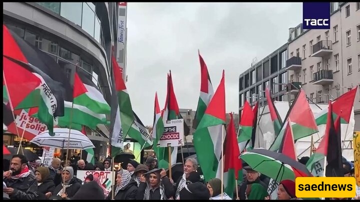 مظاهره مؤیده لفلسطین تُقام فی برلین!