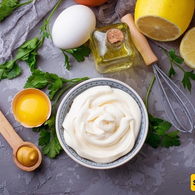 طریقه تحضیر ألذ صلصه مایونیز منزلیه