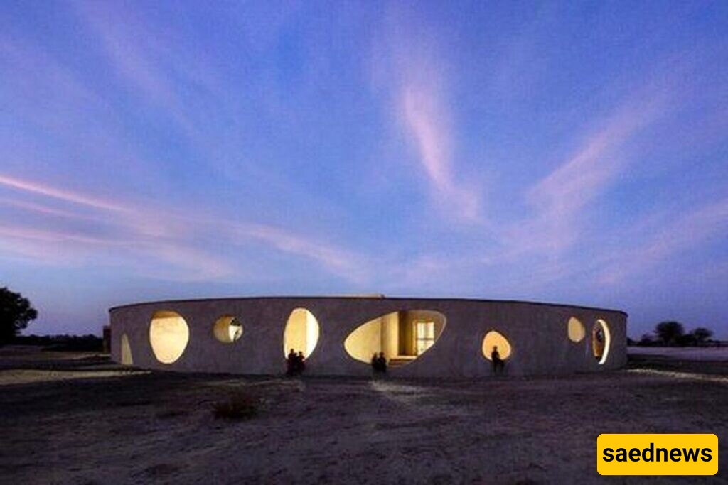أجمل هندسه معماریه مدرسیه فی العالم فی تشابهار، مصممه لمقاومه الزلازل + صور
