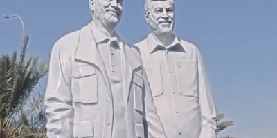 بالصوره..لاریجانی یزور موقع استشهاد اللواء سلیمانی
