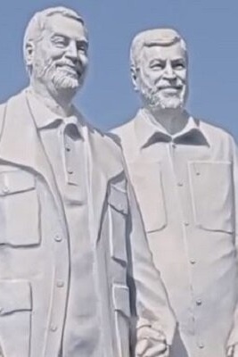 بالصوره..لاریجانی یزور موقع استشهاد اللواء سلیمانی