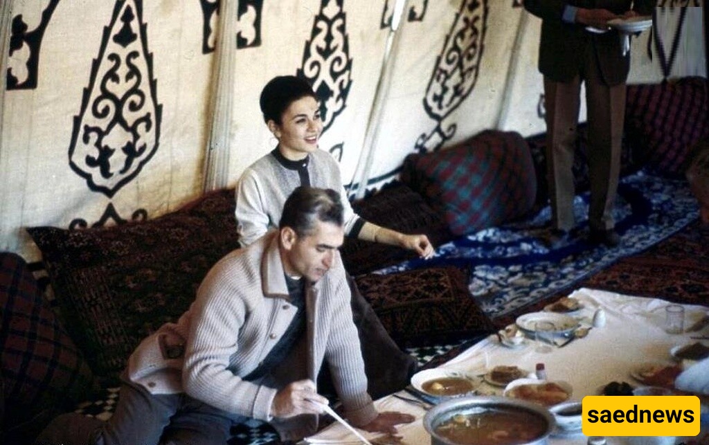 محمد رضا بهلوی وفرح دیبا