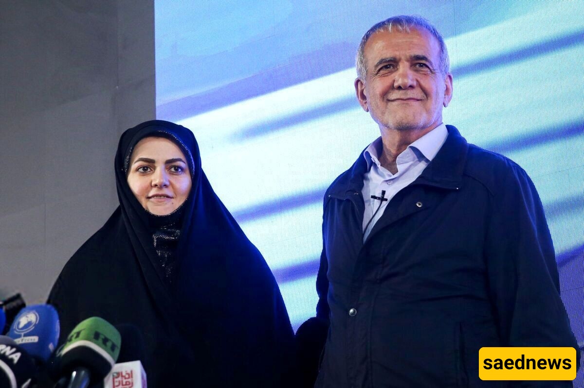 نطالع صفحات التاریخ: حضور مسعود پزشکیان وابنته فی منزل آیه الله آل هاشم فی طهران بعد مراسم التنفیذ + صور
