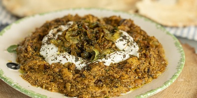 طریقه عمل قشْک الکدو: طبق سریع یشبه قشْک الباذنجان