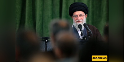 أین کان قائد الثوره الإسلامیه فی إیران یوم التصویت 12 فروردین 1358؟