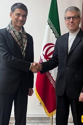 باقئی: إیران والهند عازمتان على تعزیز العلاقات الثنائیه أکثر