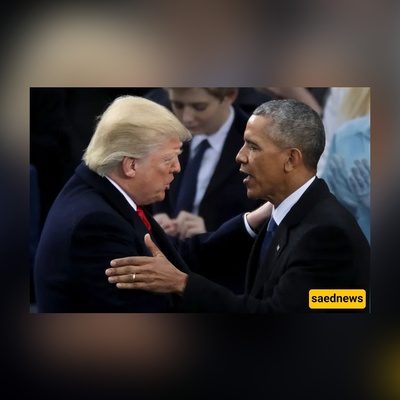 بالفیدیو؛ لحظه اعتقال أوباما داخل البیت الأبیض وسط ضحکات "شیطانیه" من ترامب!