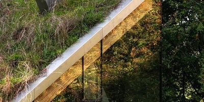 نظره مذهله على منزل أحلام بسقف یحتضن الطیور والخفافیش — منظر المطر وفنجان الشای على النافذه لا یُضاهى (صور)