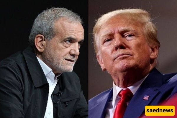 الادعاء الجدید لترامب: «سألتقی بمسعود بزشکیان إذا...
