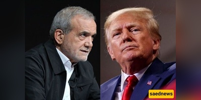 الادعاء الجدید لترامب: «سألتقی بمسعود بزشکیان إذا...