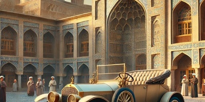 صوره | سیاره موفّق‌الدین شاه الفاخره من أوروبا: أثر تاریخی یؤدی إلى محاوله اغتیال محمد علی شاه الفاشله