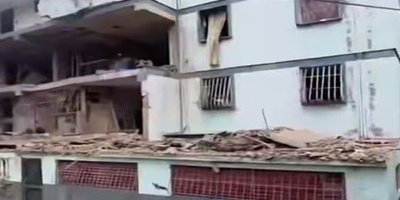 دمار المنازل الفنزویلیه على ید الولایات المتحده — ترامب ادعى أنه جاء للمساعده