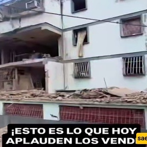 دمار المنازل الفنزویلیه على ید الولایات المتحده — ترامب ادعى أنه جاء للمساعده