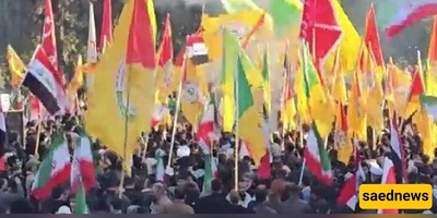 مسیرات حاشده فی العراق تضامنا مع إیران وتندیدا بالسیاسات الامریکیه