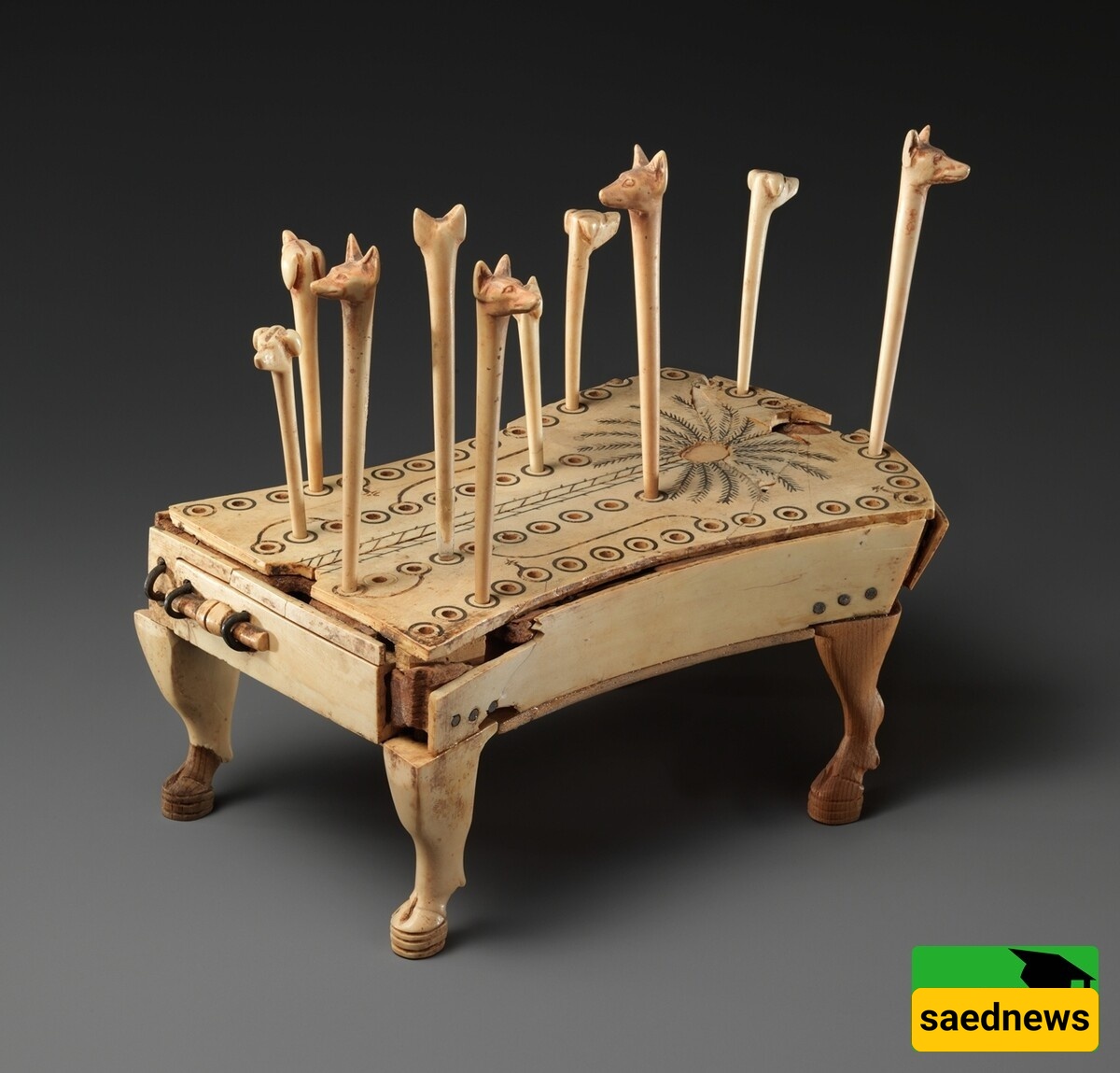 کشف سر لعبه إیرانیه قدیمه عمرها 4,000 عام! + صور اللعبه