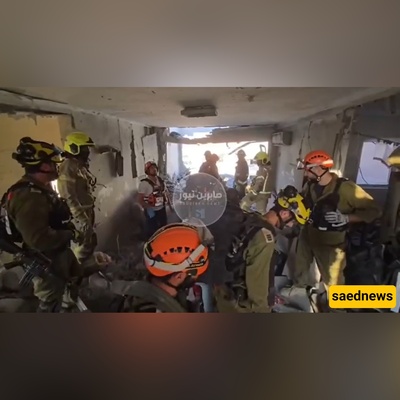 جنود إسرائیلیون یبحثون عن جثثهم من تحت الأنقاض بعد الهجوم الإیرانی الأخیر هذا الصباح / کیف بدأت صباحک أیها الیهودی؟ + فیدیو