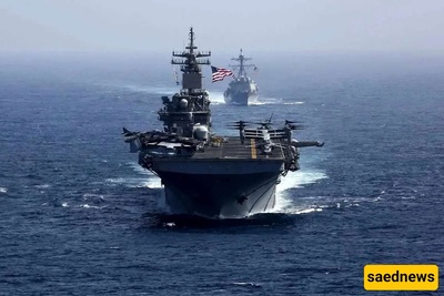 ادعاء جدید من القیاده المرکزیه الأمریکیه بشأن حصار بحری إیرانی