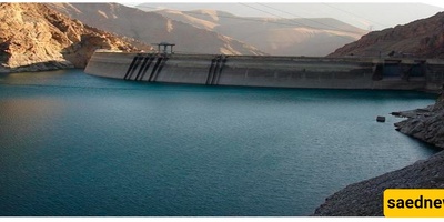 الأمطار الغزیره تعزز مخزون المیاه فی سد جیرفت!