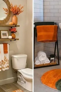 دیکور الحمام فی الخریف: أفکار لخلق مساحه دافئه وجذابه + صور