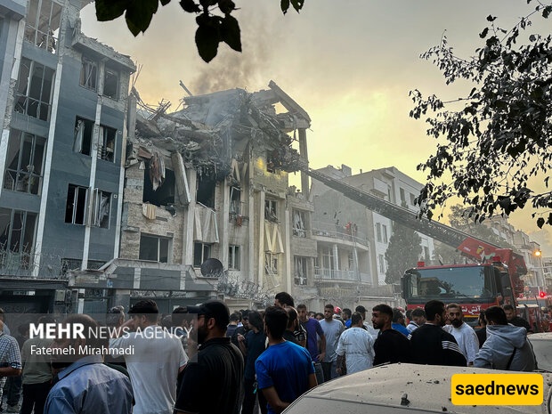 الوحشیه البشعه لإسرائیل فی إیران – صور من آثار ضربات الکیان الصهیونی