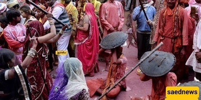 مهرجان غریب تضرب فیه النساء أزواجهن + فیدیو