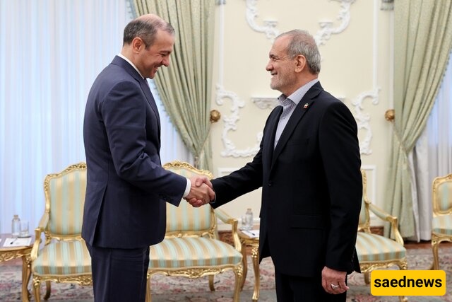 بزشکیان: القوى الأجنبیه لن تعرقل العلاقات بین طهران ویریفان