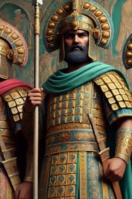 عظمه الفُرس الأخمینیین الخالده فی نقش الجنود الحُرّاس الخالدین – تحفه فنیه تُحیی مجد فارس القدیمه