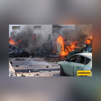 (فیدیو) حاله من الذعر فی صفوف الکیان الصهیونی جرّاء سقوط صاروخ إیرانی فی مدینه حیفا / ما شاء الله على قدراتنا