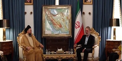 عمار الحکیم یلتقی لاریجانی فی طهران