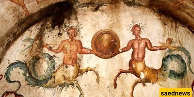 لغز هیکل عظمی عمره 2200 عام فی قبر برسومات غامضه