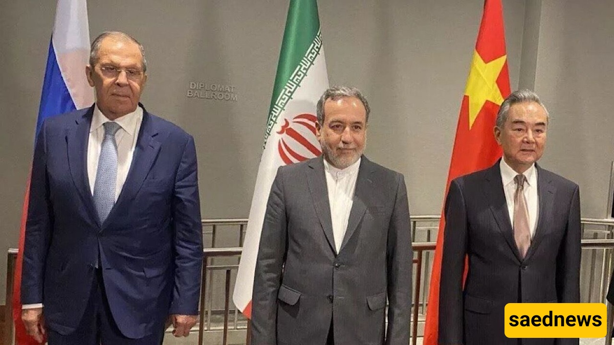 رساله مشترکه لوزراء خارجیه إیران والصین وروسیا ترفض تفعیل آلیه الزناد