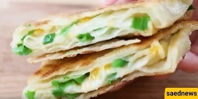 وجبات سریعه وسهله بالدقیق والماء فقط