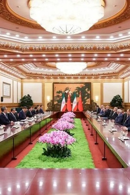 شی جینبینغ یعلن دعم الصین لحقوق إیران النوویه وسیادتها الوطنیه