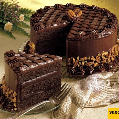 طریقه تحضیر کعکه الشوکولاته اللذیذه بأسلوب المقاهی خطوه بخطوه