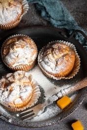 وصفه مافن الکاکا مع دبس العنب – صحیه، مناسبه للرجیم وخالیه من البیض + فیدیو