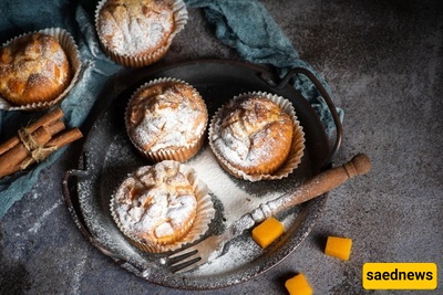 وصفه مافن الکاکا مع دبس العنب – صحیه، مناسبه للرجیم وخالیه من البیض + فیدیو