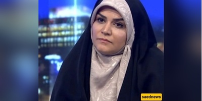 رفقه سحر إمامی، المذیعه الشجاعه فی قناه الأخبار وابنه القائد سلیمانی الکبرى فی مراسم شام الغریب فی بیت القیاده + صور
