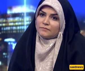 رفقه سحر إمامی، المذیعه الشجاعه فی قناه الأخبار وابنه القائد سلیمانی الکبرى فی مراسم شام الغریب فی بیت القیاده + صور