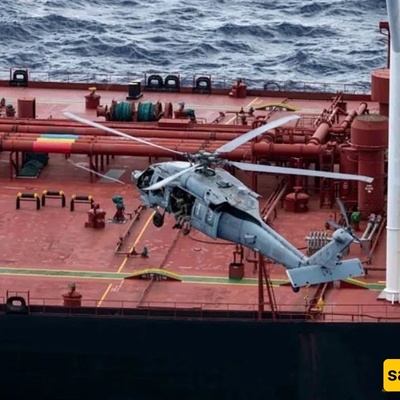 قوات أمریکیه تستولی على ناقله نفط فنزویلیه فی المحیط الهندی وسط تطبیق صارم للحصار