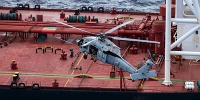 قوات أمریکیه تستولی على ناقله نفط فنزویلیه فی المحیط الهندی وسط تطبیق صارم للحصار