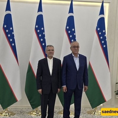 مشاورات سیاسیه للمدیر العام لشؤون جنوب آسیا بوزاره الخارجیه الایرانیه فی طشقند