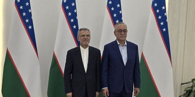 مشاورات سیاسیه للمدیر العام لشؤون جنوب آسیا بوزاره الخارجیه الایرانیه فی طشقند