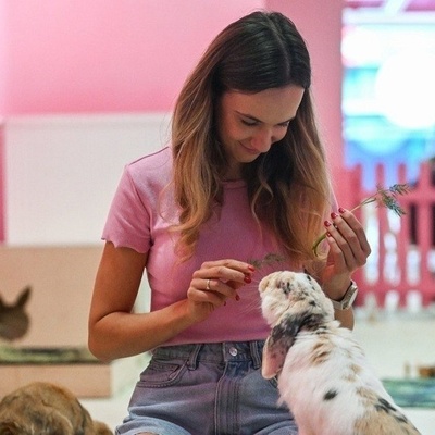 افتتاح أول مقهى للأرانب