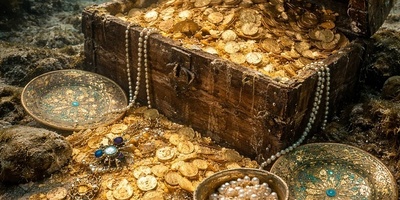 اکتشاف کنز من وعاء وصحن عمره 2000 عام فی قاع بحیره
