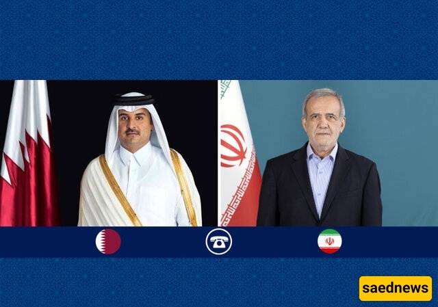 مسعود بزیکیان یعزی أمیر قطر فی أعقاب الحادث الأخیر / الشیخ تمیم: کانت صدمه کبیره