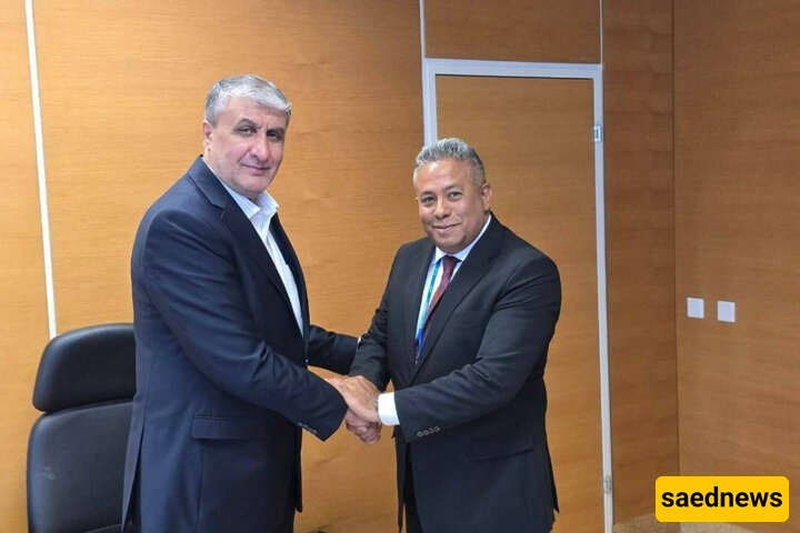 فی فیینا: رئیس منظمه الطاقه الذریه الإیرانیه یجری محادثات مع نائب وزیر العلوم الفنزویلی