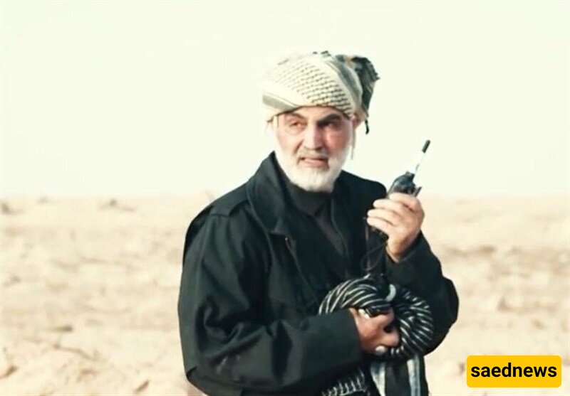 مشهد لافت ومثیر للاهتمام لظهور صوره القائد سلیمانی على حدود إسرائیل!